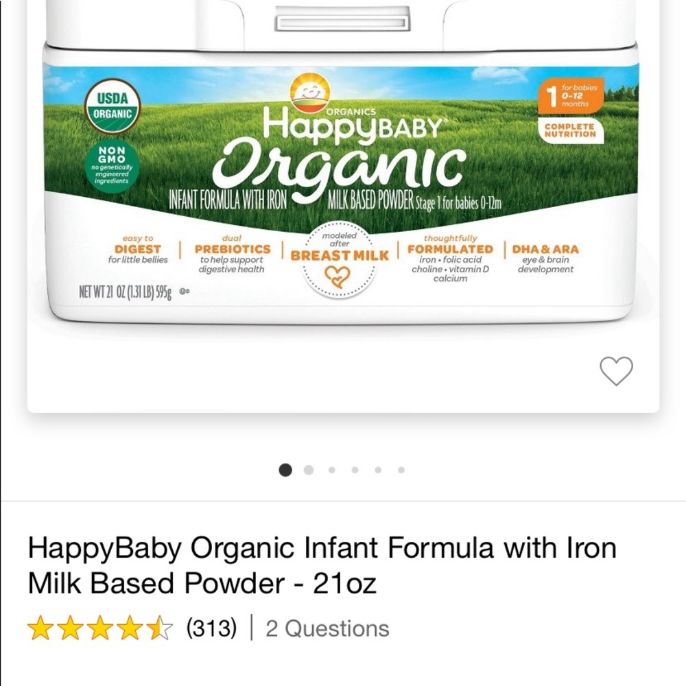 Happy Baby organic